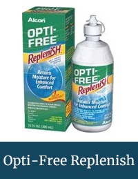 Opti-free replenish solution